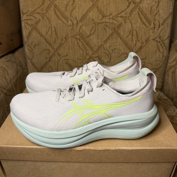 Asics Shoes - Asics Gel-Nimbus 28 Womens Size 9.5 Gray Athletic Running Walking Shoes Sneakers